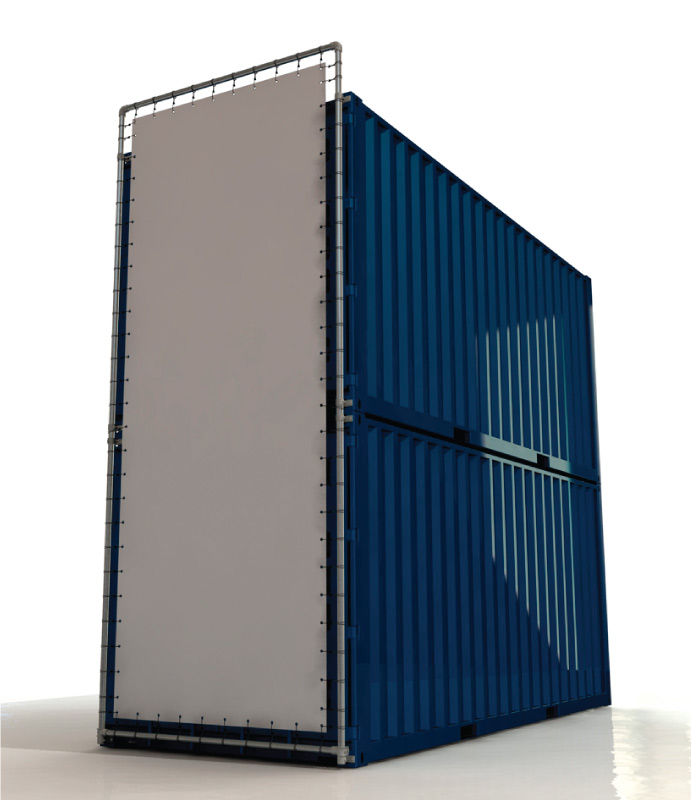 Containerrahmen-S200766-2-Container-lange-Seite-komplett-Bannerrahmen