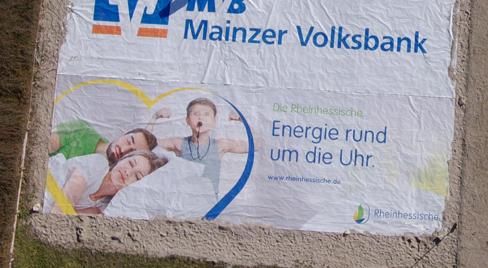 Großformatdruck Bannerdruck Meshbanner 16 x 22 m