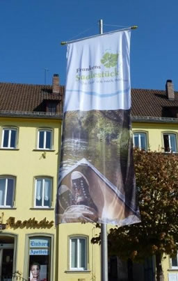 Werbefahnen Druck für Frankens Saalestück post image